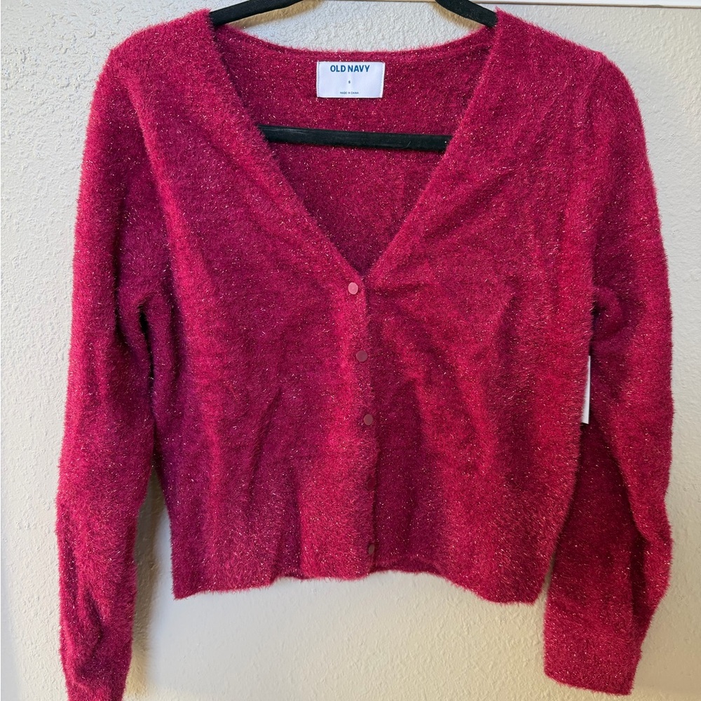 Old Navy Women's Fuchsia Cardigan